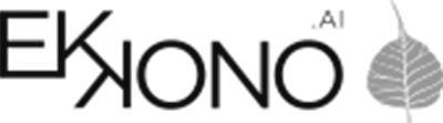 Ekkono Ai logo in black