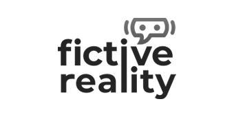 Fictive reality logo in black