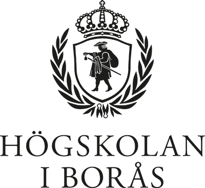 Högskolan i Borås logo in black
