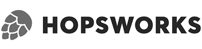 Hopsworks logo in black