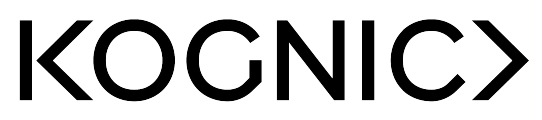 Kognic logo in black