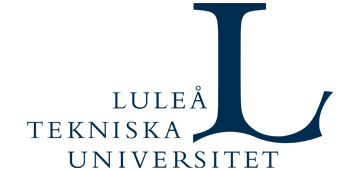 Luleå tekniska universitet logo in blue