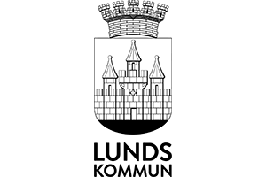 Lunds kommun logo in black