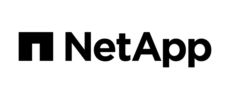 NetApp logo in black