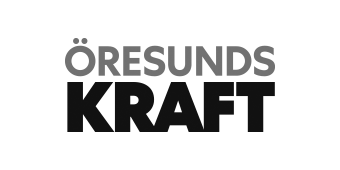 Öresundskraft logo in black and grey