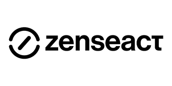 Zenseact logo logo in black