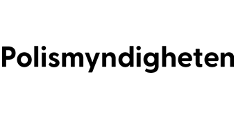 Polismyndigheten logo in black