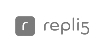 Repli5 logo in grey