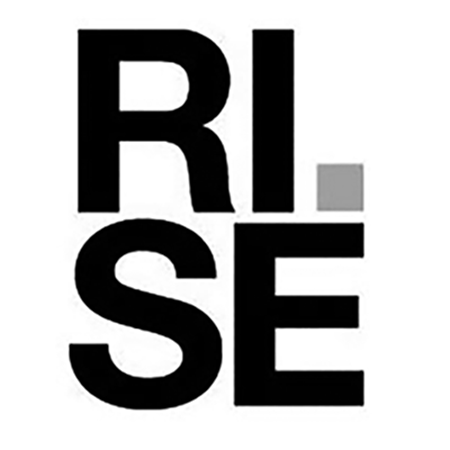 RISE logo in black and grey