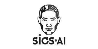 SICS AI logo in black
