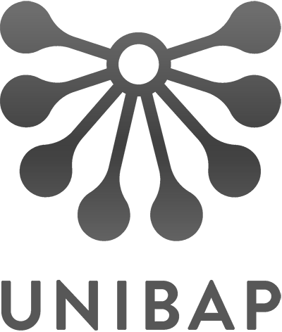 Unibap logo in grey