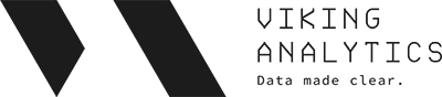 Viking analytics logo in black