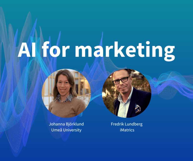 AI for marketing and the event speakers