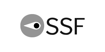SSF logo in greyscale
