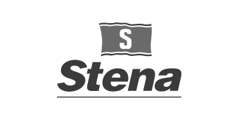 Stena line logo in greyscale