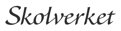 Skolverket logo in greyscale