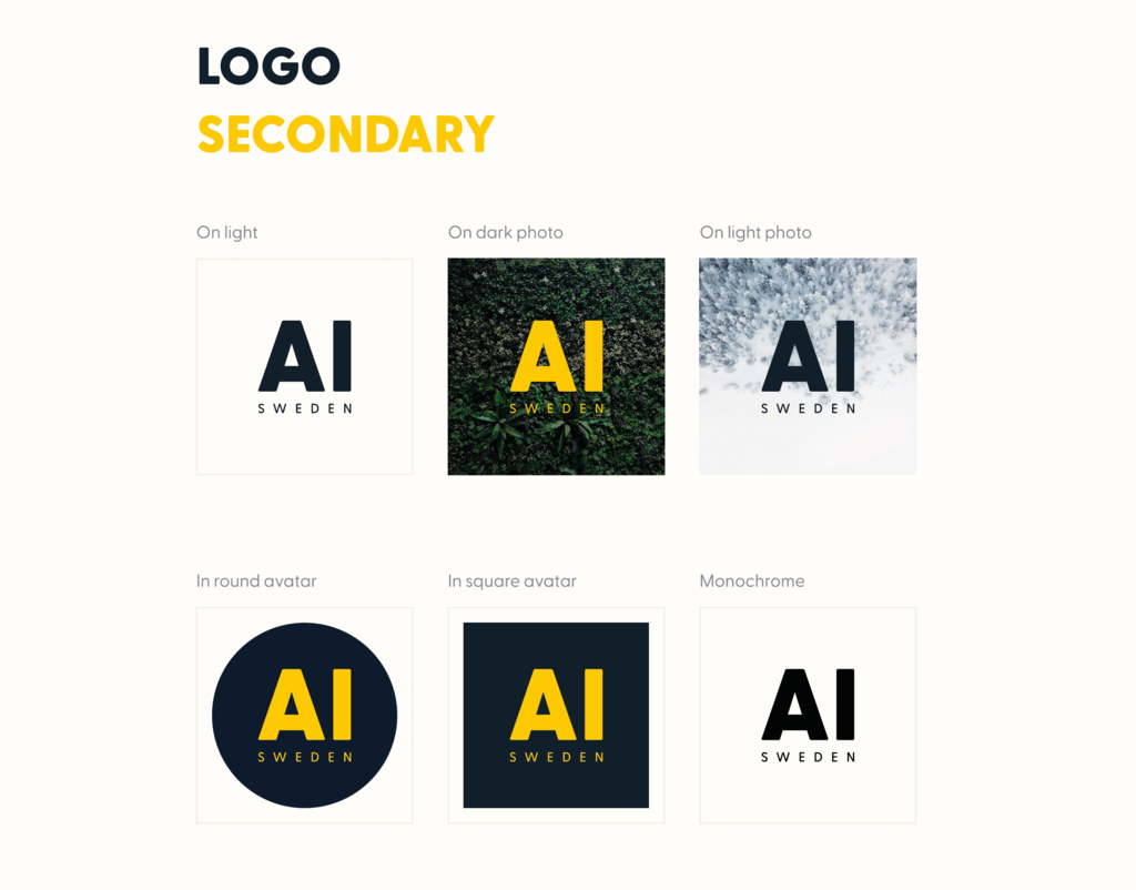 AI Sweden secondary logo